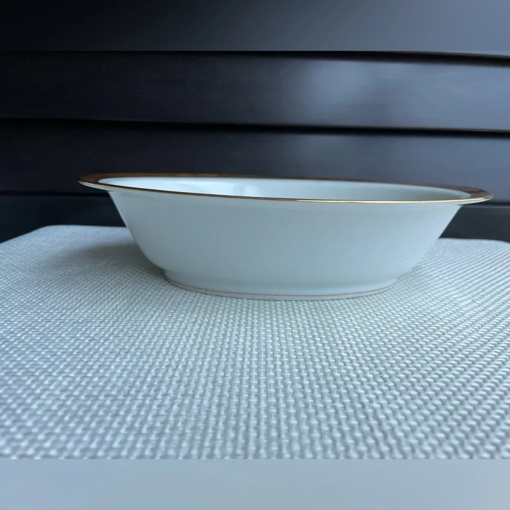 Noritake Goldkin 5675 Oval Vegetable serving Bowl 10 inch Japan 1950s